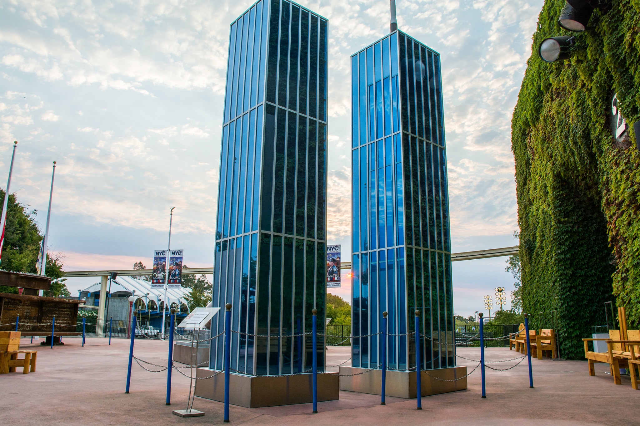 Twin Towers, 9/11 Memorial at Cal Expo