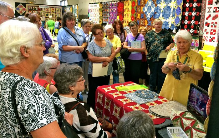 Quilt, Craft & Sewing Material on Display