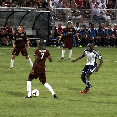 Sac Republic FC playing a soccer match