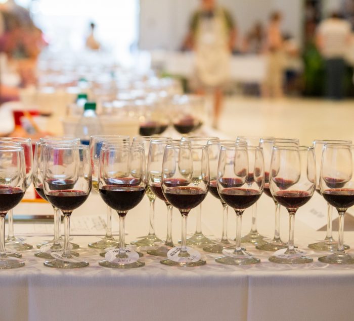 Wine competition at CA State Fair - approved for media use