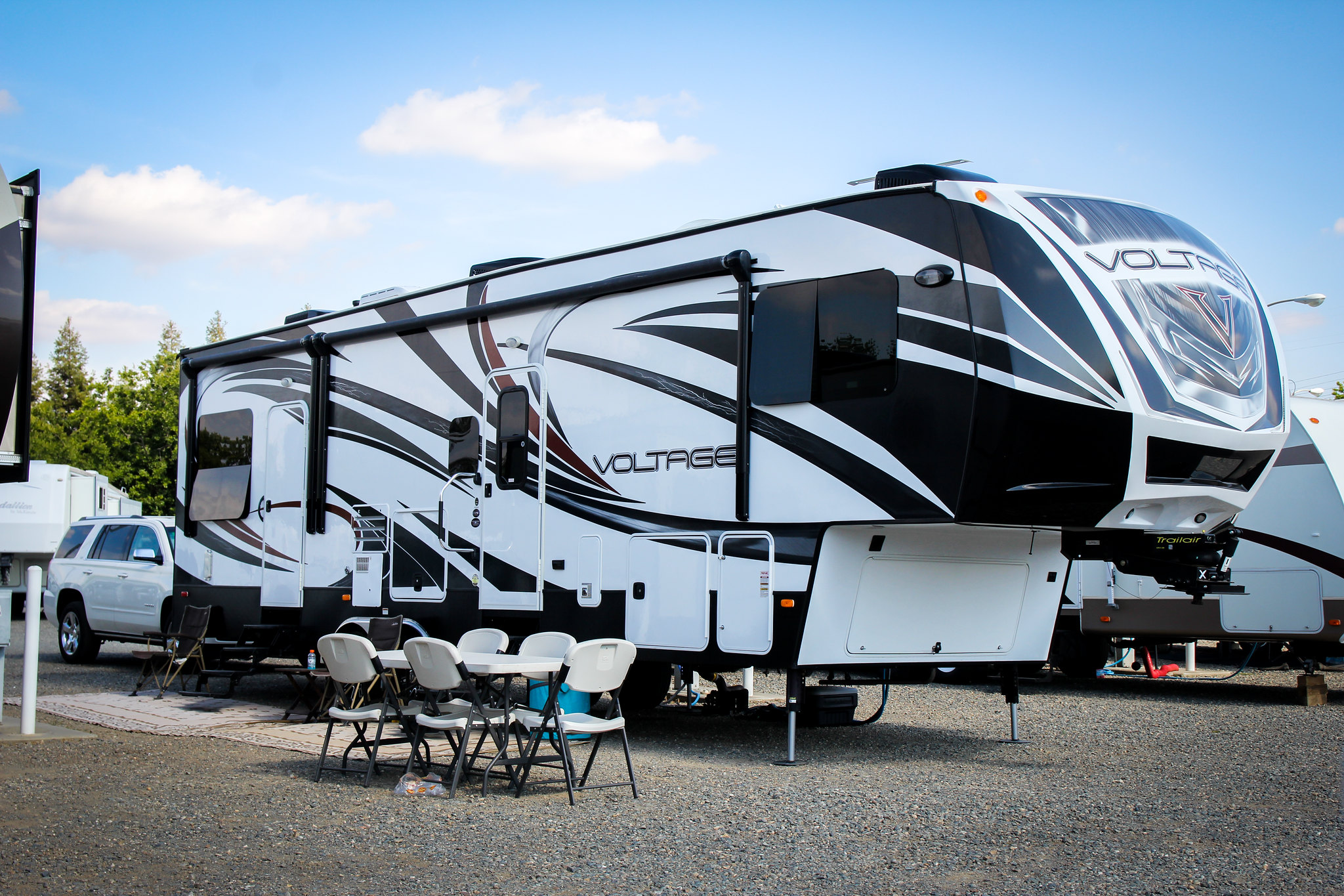 RV parked at Cal Expo RV Park