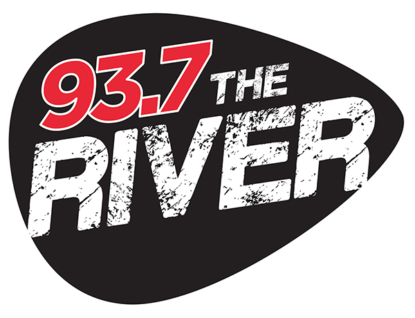 93.7 The River Logo