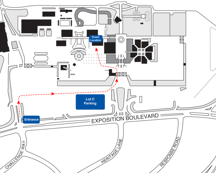 Blue Gate to Main Gate to AB Map