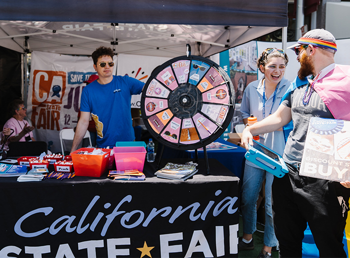 CA State Fair booth