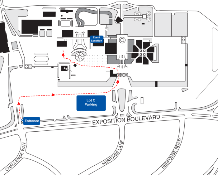 Blue Gate to Main Gate Map to Building CD