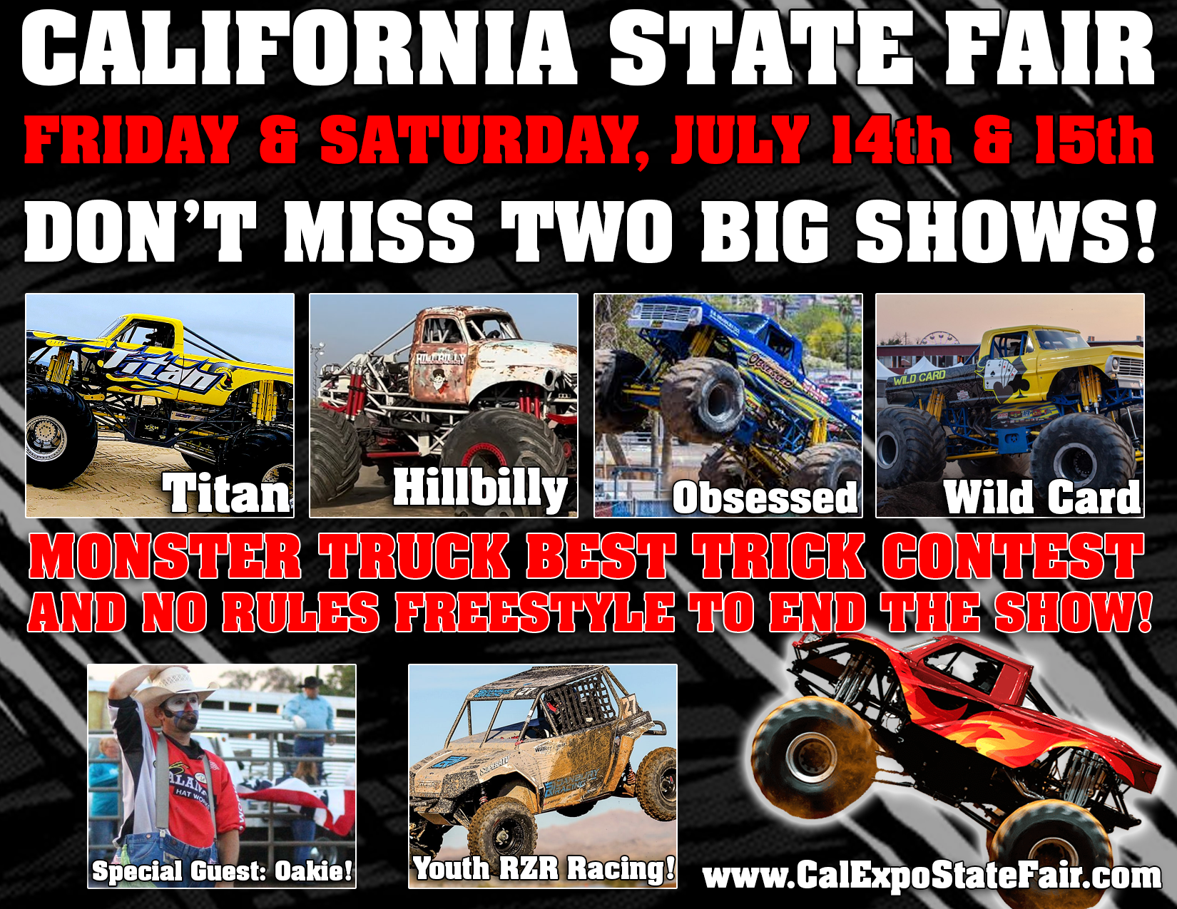 Monster Truck Nitro Tour - Cal Expo & State Fair