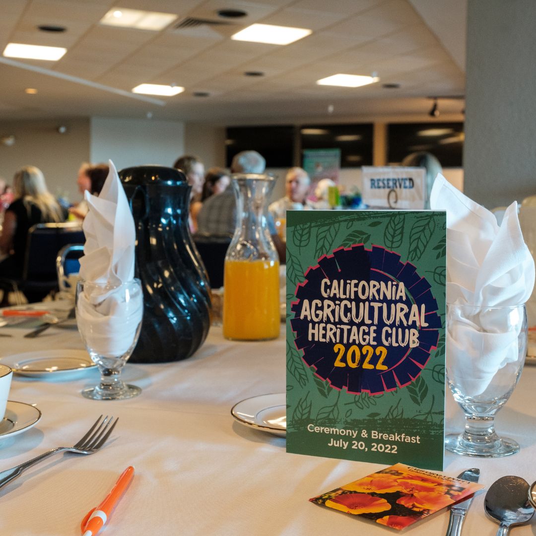 California Agricultural Heritage breakfast