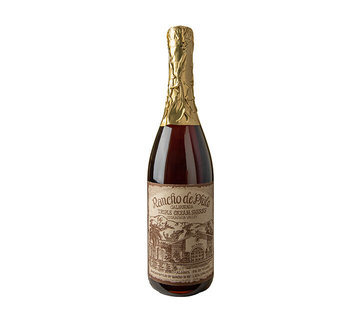 A bottle of Rancho de Philo on an isolated white background