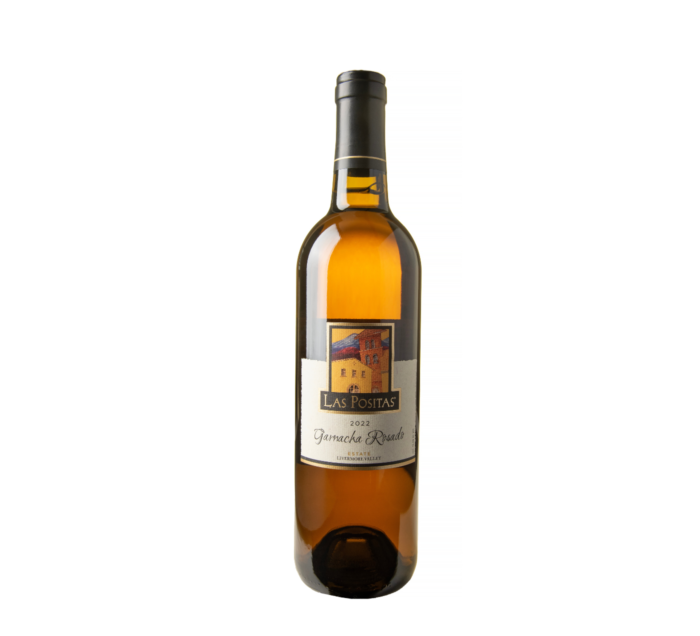 A bottle of Las Positas G R on an isolated white background