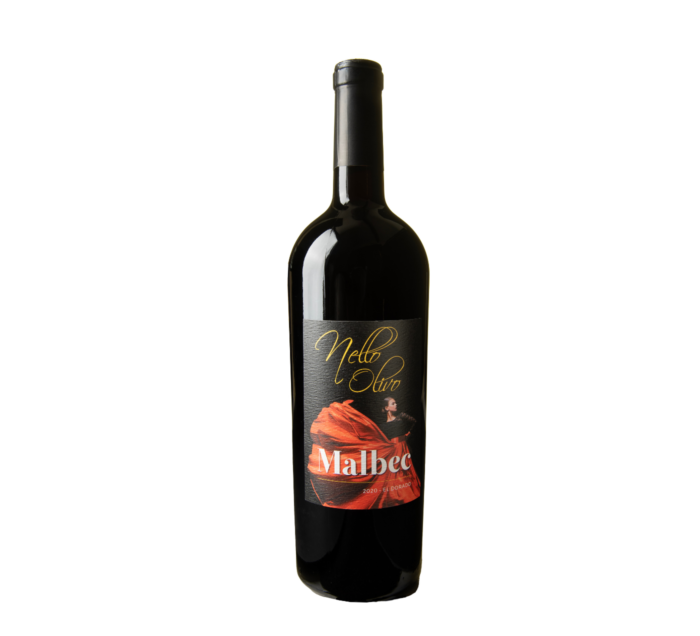 A bottle of Nello Olivo M on an isolated white background