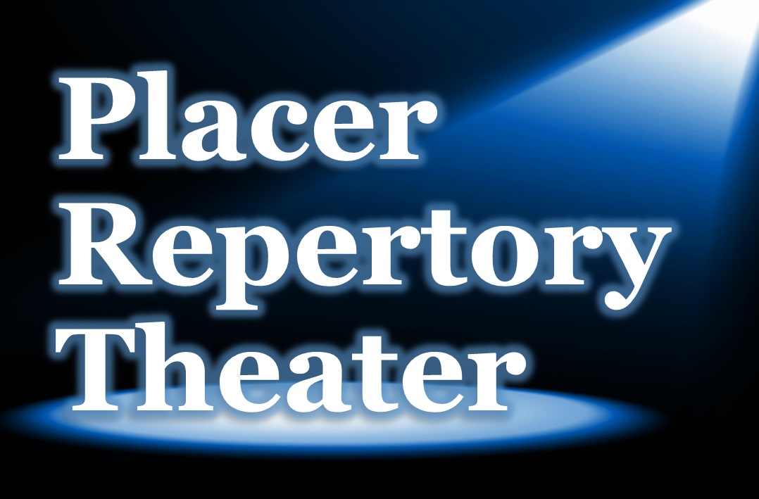 Placer Repertory Theater under a spotlight