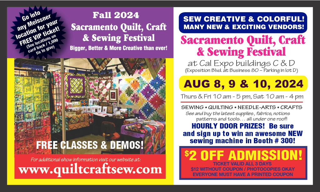 Quilt, Craft, & Sewing Festival Graphic